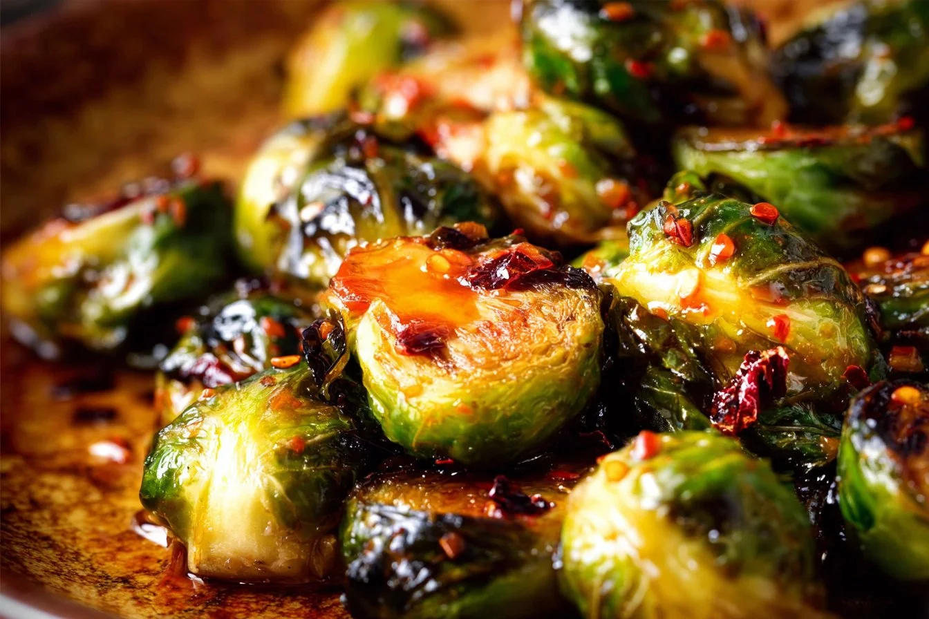 Honey Sriracha Brussels Sprouts