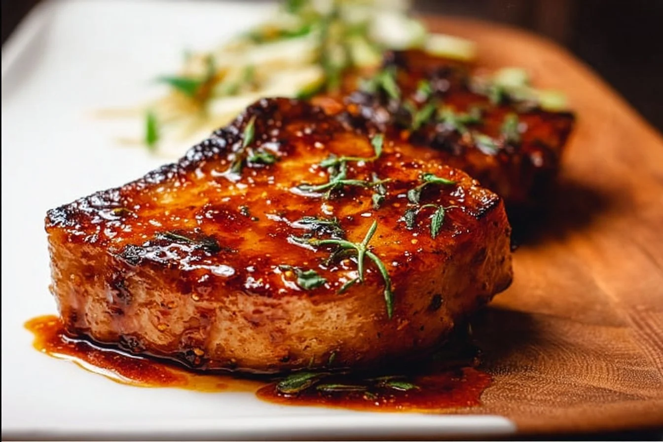 Honey Sriracha Pork Chops
