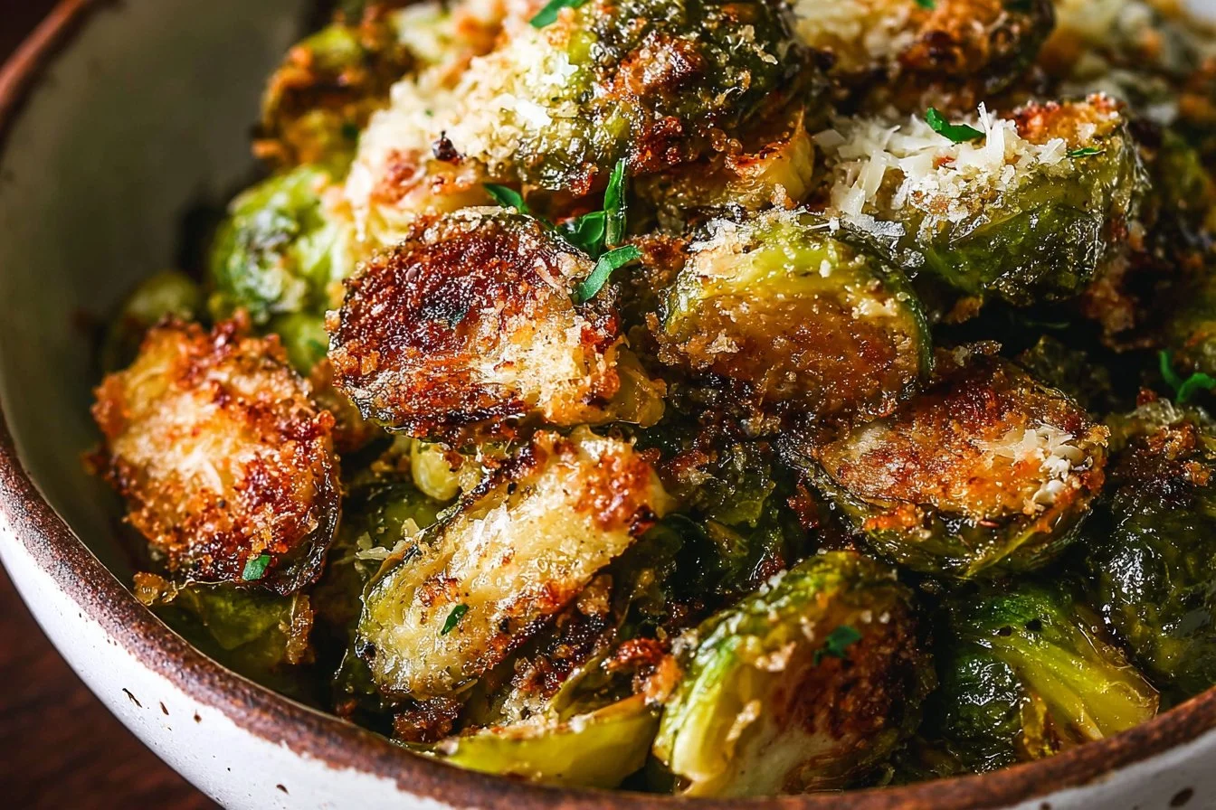 Parmesan Roasted Brussels Sprouts