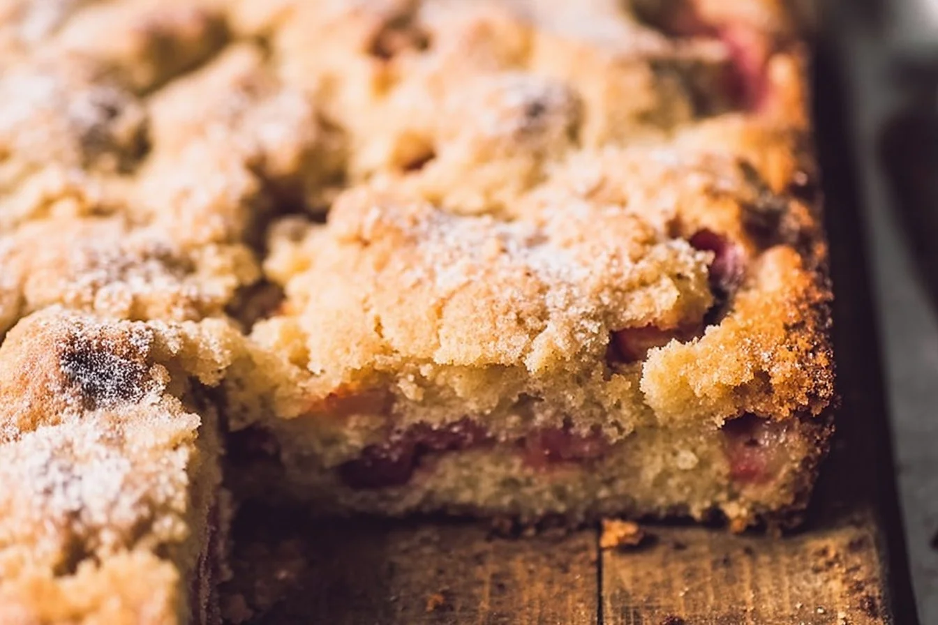 Rhubarb Breakfast Cake