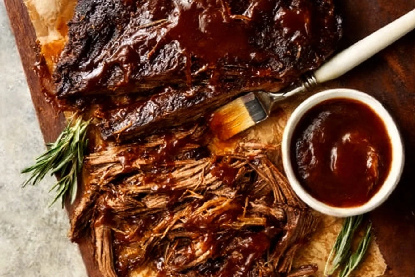 Slow-Cooker Beef Brisket With Bourbon BBQ Sauce | Recipe