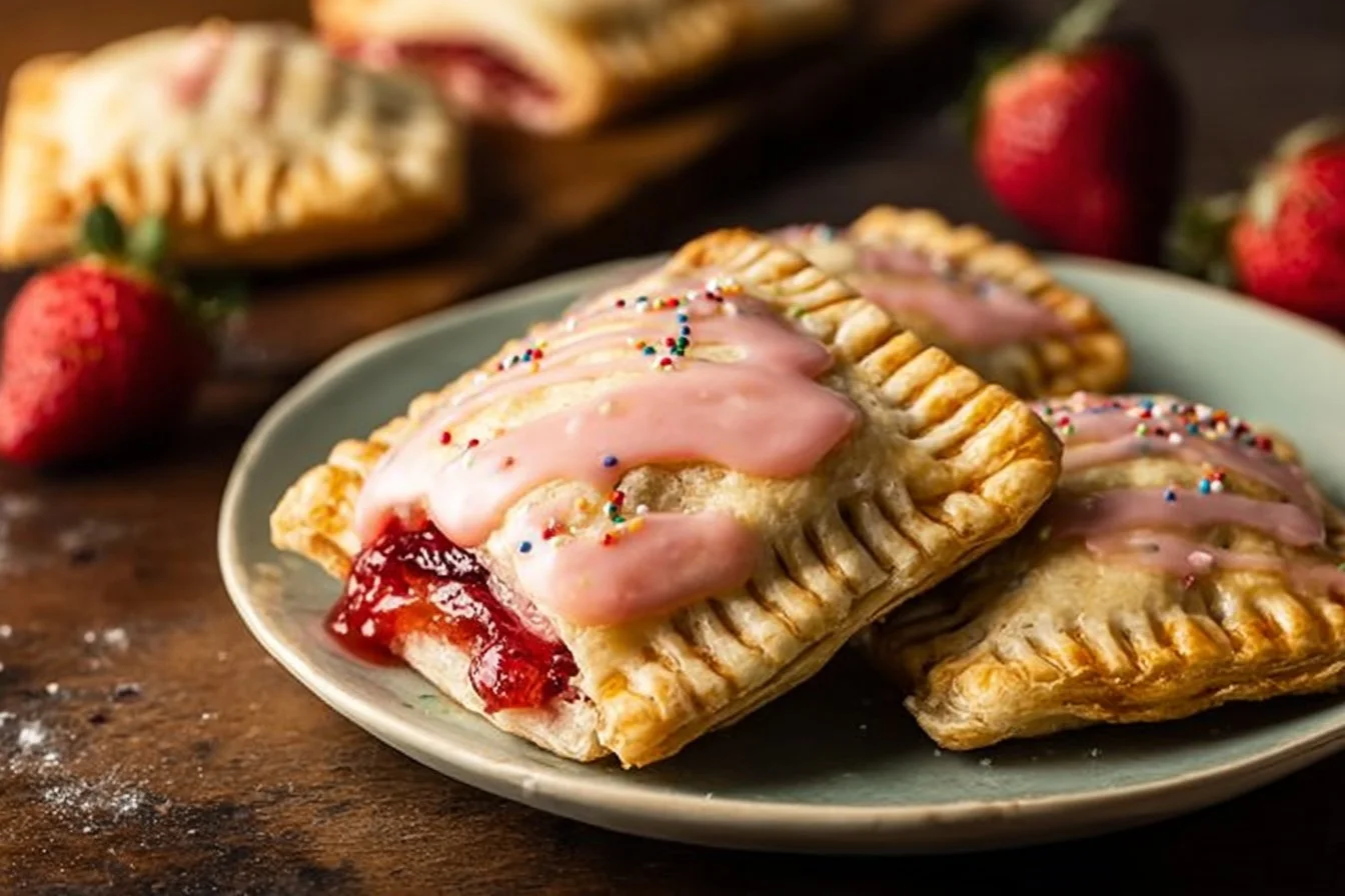 Strawberry Rhubarb Pop Tarts